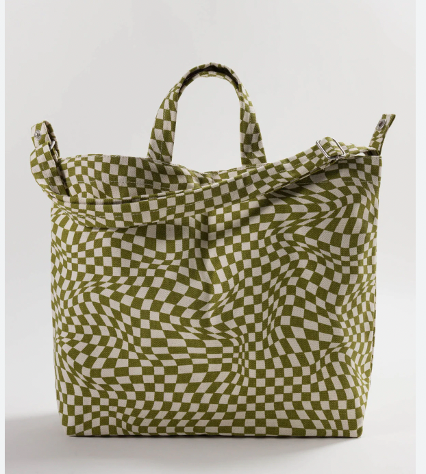 Baggu Duck Bag deals Maroon Trippy Checker